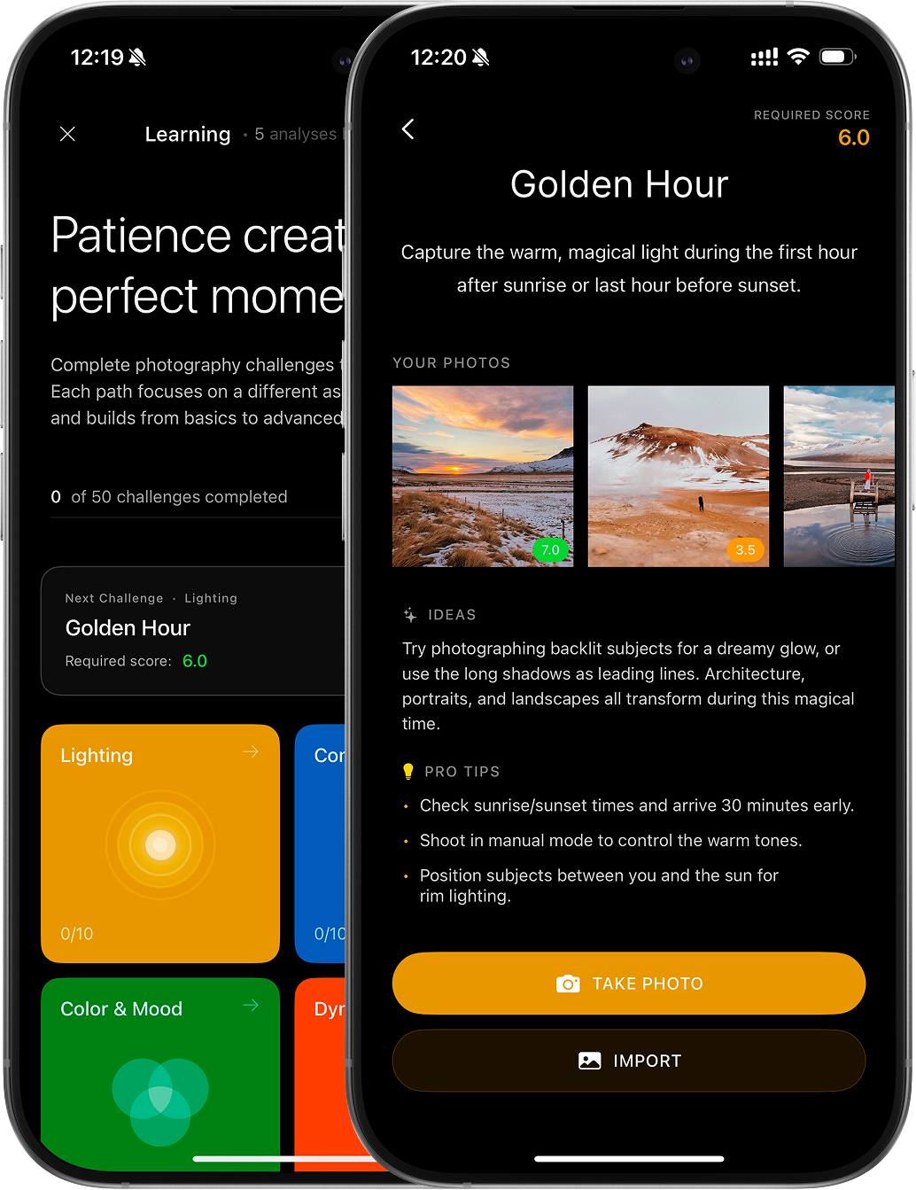 Photography Challenges